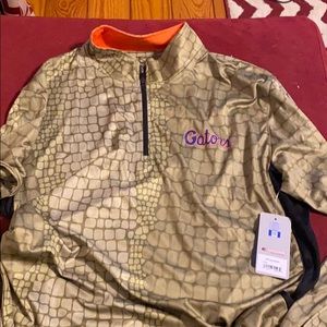 Men’s large Florida Gators quarter zip NWT